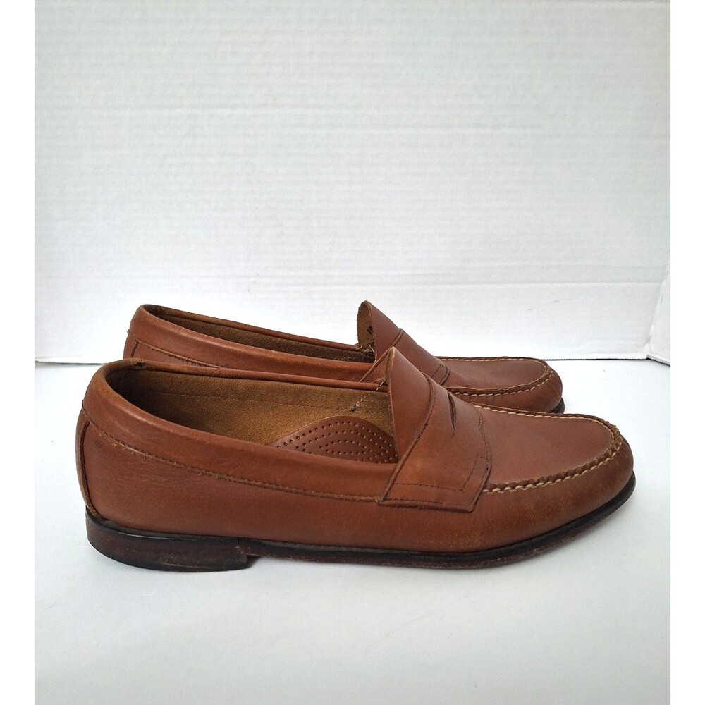 G.H. Bass Weejuns Penny Loafers Mens Size 10.5D Carl Brown Leather Preppy Office